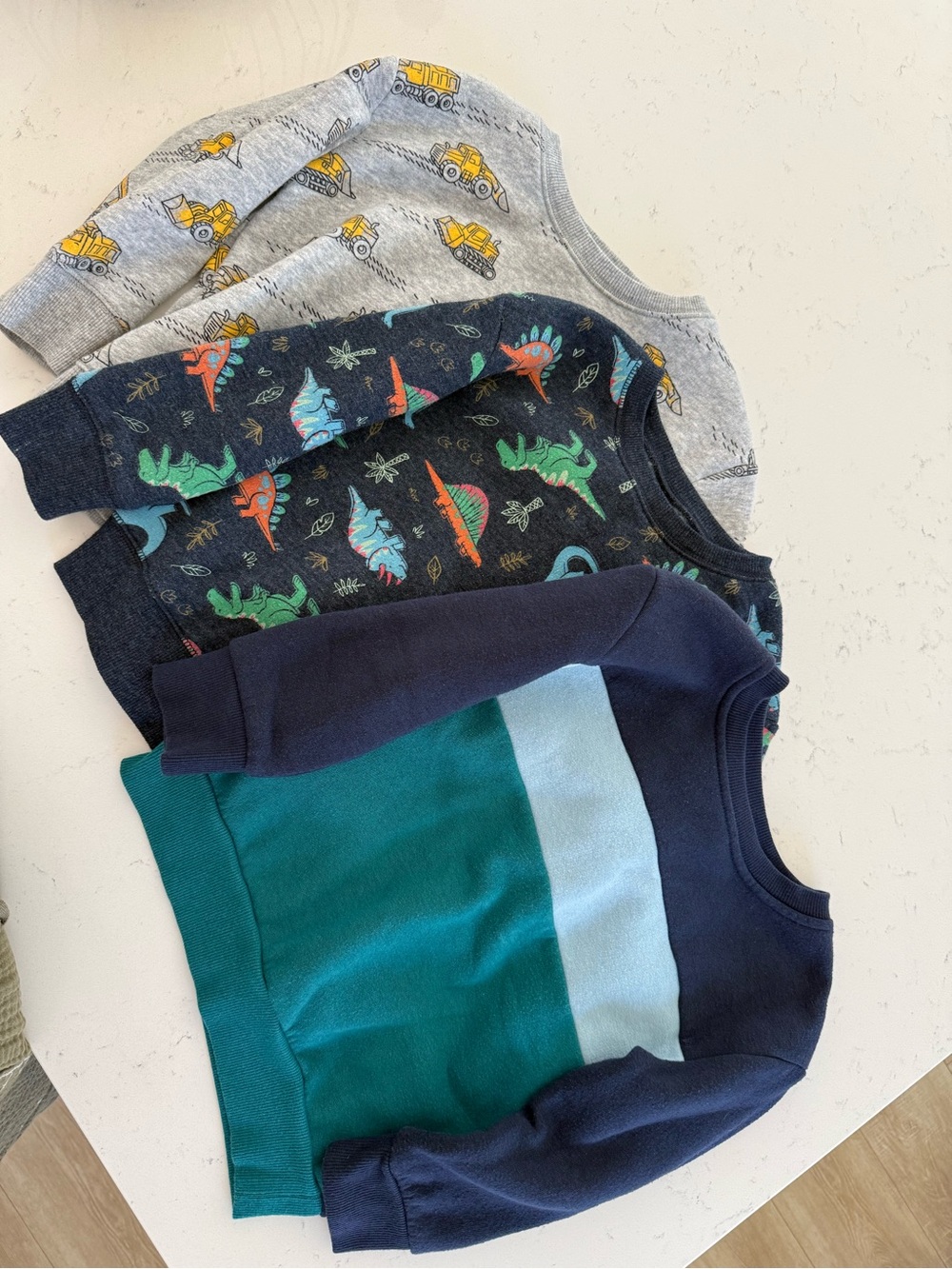 Set of 3 Jumping Beans Softest Fleece Sweatshirt Bundle